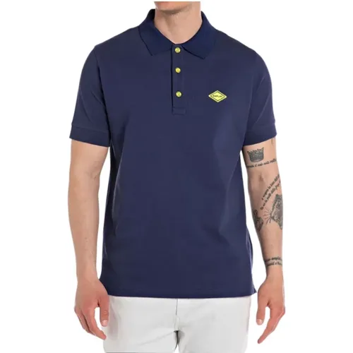 Herren Polo Shirt , Herren, Größe: XL - Replay - Modalova