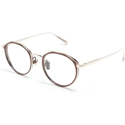 Bronze Optical Frame with Original Accessories , female, Sizes: 49 MM - Linda Farrow - Modalova