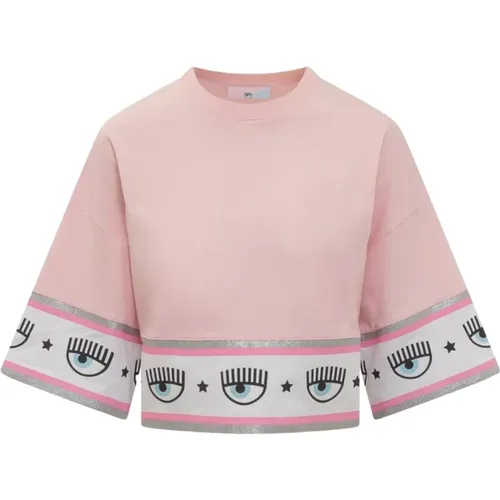 Arm T-Shirt , Damen, Größe: S - Chiara Ferragni Collection - Modalova