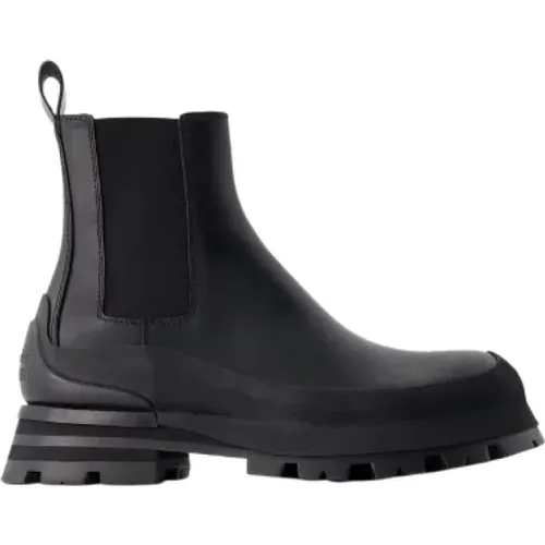 Leder boots , Herren, Größe: 40 EU - alexander mcqueen - Modalova