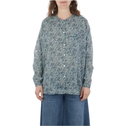 Green/Blue Shirt , female, Sizes: S, XS, L, M - Milk Atelier - Modalova