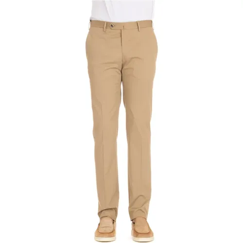 Stretch Cotton Silk Trousers , male, Sizes: S, M, L - PT Torino - Modalova