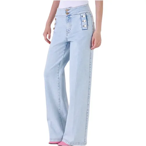 Wide Jeans , Damen, Größe: W34 - Silvian Heach - Modalova