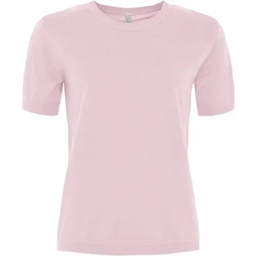 Soft Short Sleeve T-Shirt in Various Colors , female, Sizes: M, L, S - Skovhuus - Modalova