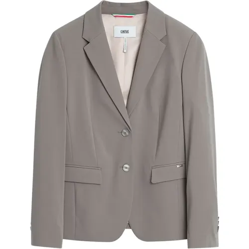 Eleganter Blazer mit Klassischen Details , Damen, Größe: S - CINQUE - Modalova