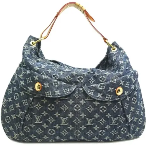 Pre-owned Denim shoulder-bags , female, Sizes: ONE SIZE - Louis Vuitton Vintage - Modalova