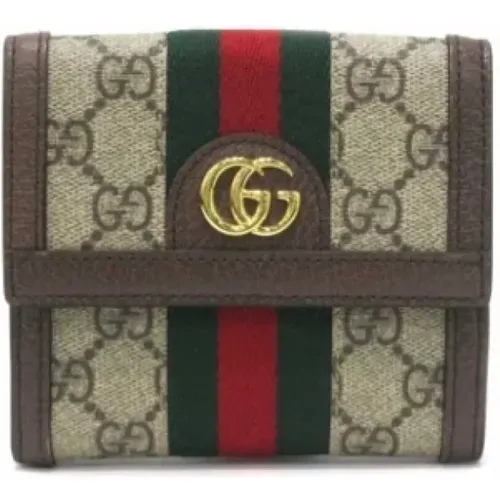 Gebrauchte Beschichtete Leinwand Brieftasche - Gucci Vintage - Modalova