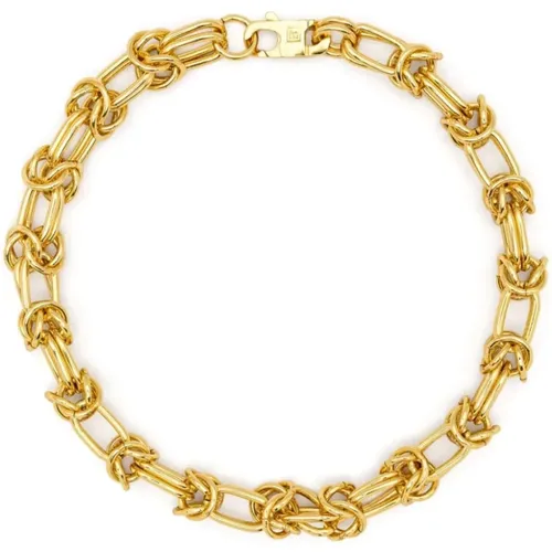 Goldene Halskette Damen Accessoires , Damen, Größe: ONE Size - Federica Tosi - Modalova