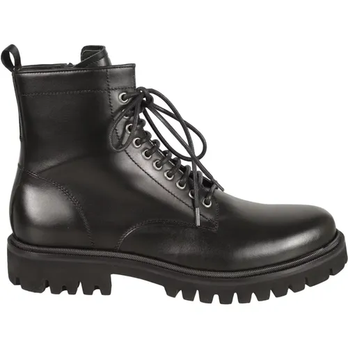 Leather Ankle Boots Ss24 , male, Sizes: 10 UK, 8 1/2 UK, 6 UK, 11 UK, 7 UK, 9 UK, 7 1/2 UK - Dsquared2 - Modalova