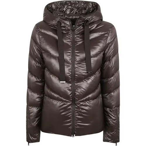 Nylon Hooded Jacket Aw24 , female, Sizes: 2XS, L - Herno - Modalova