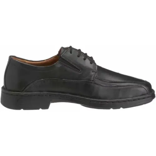 Stilvolle schwarze Schnürschuhe , Herren, Größe: 45 EU - Josef Seibel - Modalova