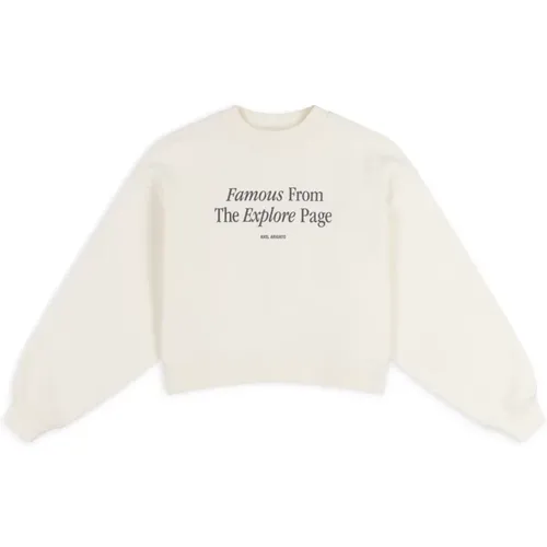 Famous Printed Sweatshirt , female, Sizes: M, XS - Axel Arigato - Modalova