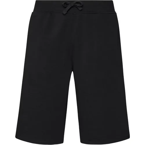 Schwarze Logo Bermuda Shorts , Herren, Größe: XL - Guess - Modalova