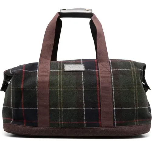 Grüner Tartan Check Koffer Barbour - Barbour - Modalova