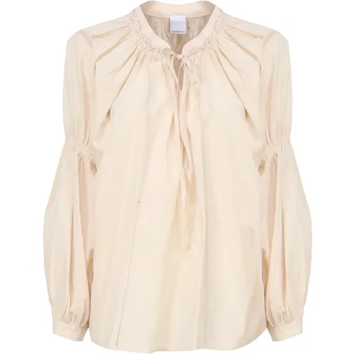 Cotton Elastan Shirts , female, Sizes: M, XS, S - pinko - Modalova