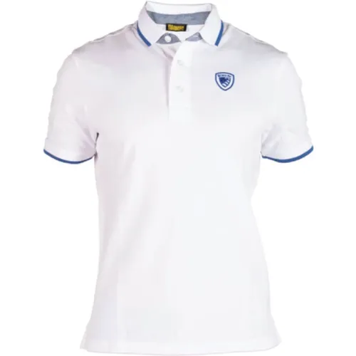 Klassisches Polo Shirt , Herren, Größe: XL - Blauer - Modalova