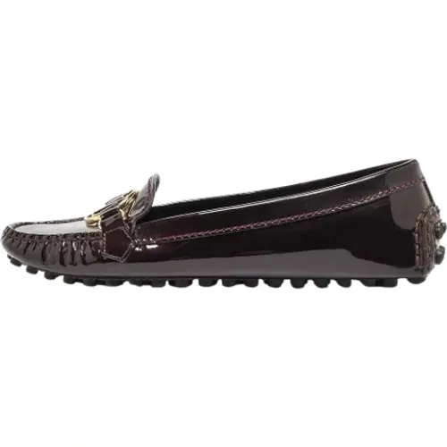 Pre-owned Leather flats , female, Sizes: 3 UK - Louis Vuitton Vintage - Modalova