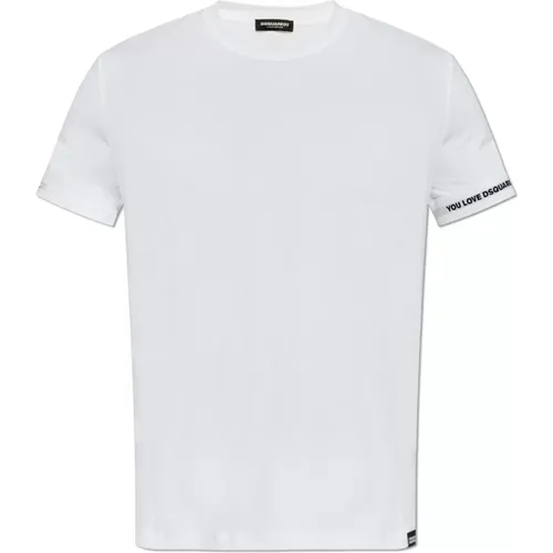 T-Shirt aus der 'Underwear' Kollektion , Herren, Größe: XL - Dsquared2 - Modalova