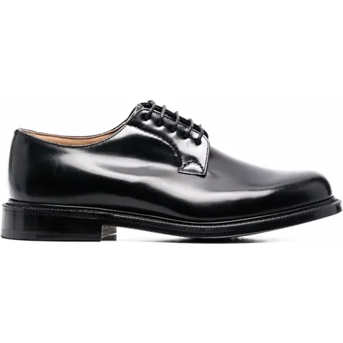 Brushed Leather Derby Shoes , male, Sizes: 9 1/2 UK, 8 UK, 6 UK, 6 1/2 UK, 7 1/2 UK, 7 UK, 11 UK - Church's - Modalova