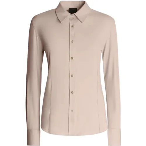 Stretch Oxford Shirt Classic Collar , female, Sizes: M - RRD - Modalova