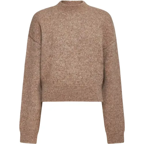 Melange Mock Neck Sweater , Damen, Größe: XS - Jacquemus - Modalova