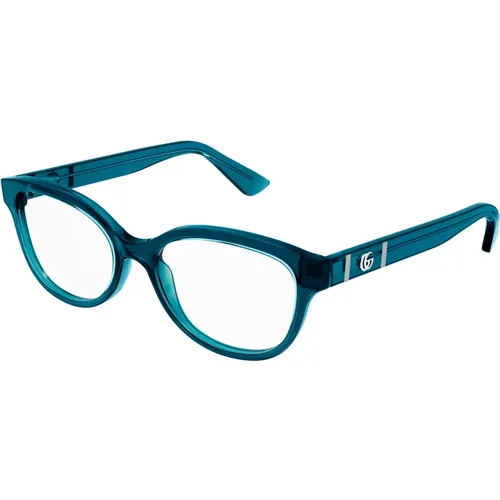 Blaue Brillengestelle , unisex, Größe: 53 MM - Gucci - Modalova