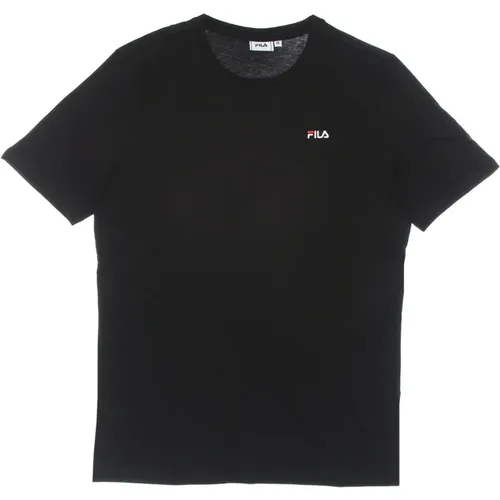 Schwarzes Herren Rundhals T-Shirt - Fila - Modalova