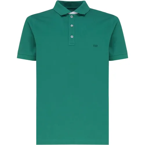 T-shirts and Polos , male, Sizes: L, M - Fay - Modalova