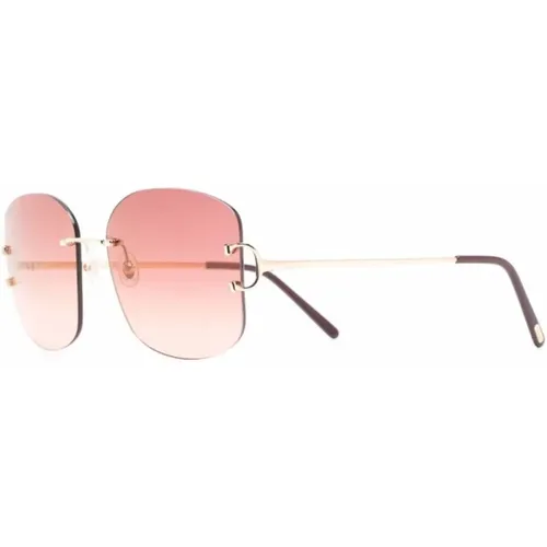 Ct0037Rs 002 Sunglasses , female, Sizes: 60 MM - Cartier - Modalova