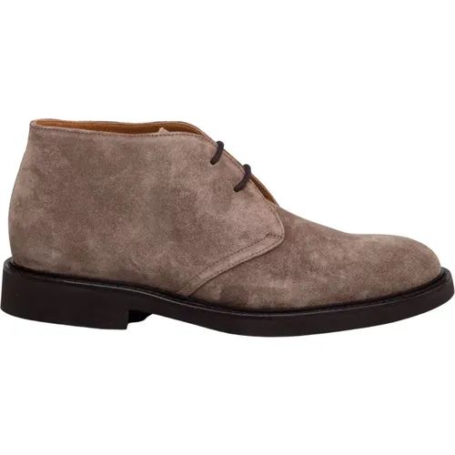 Wildleder Chukka Boot mit Dainite Sohle , Herren, Größe: 43 EU - Doucal's - Modalova