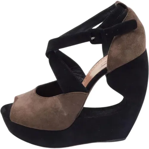 Pre-owned Wildleder sandals , Damen, Größe: 39 EU - Alaïa Pre-owned - Modalova