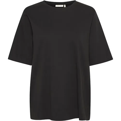 Schwarzes Box Top T-Shirt , Damen, Größe: 2XL - InWear - Modalova