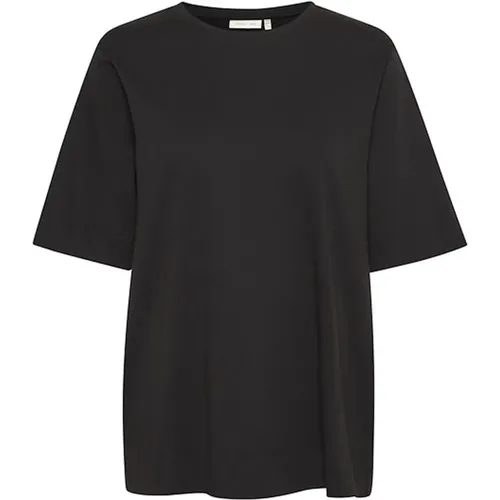 Schwarzes Box Top T-Shirt , Damen, Größe: XL - InWear - Modalova