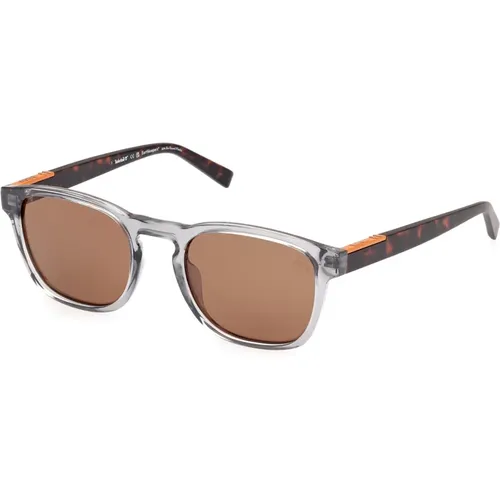 Round Polarized Sunglasses , male, Sizes: 52 MM - Timberland - Modalova