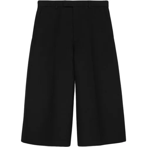 Wide-Leg Cropped Trousers , male, Sizes: M, S - Gucci - Modalova