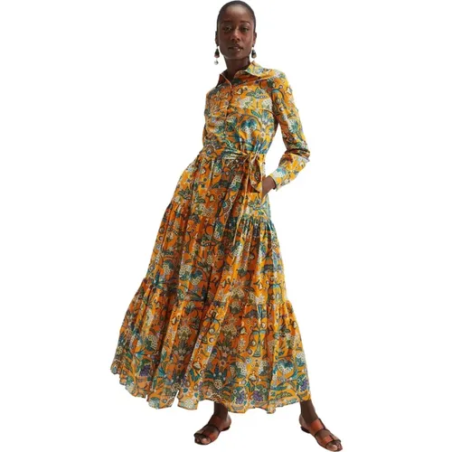 Bellini Kleid,Sommerliches Maxikleid mit Verträumtem Design,Dresses - La DoubleJ - Modalova