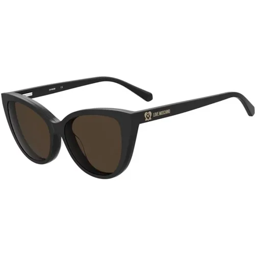 Brown Sunglasses Mol066/Cs 807 , female, Sizes: 54 MM - Love Moschino - Modalova