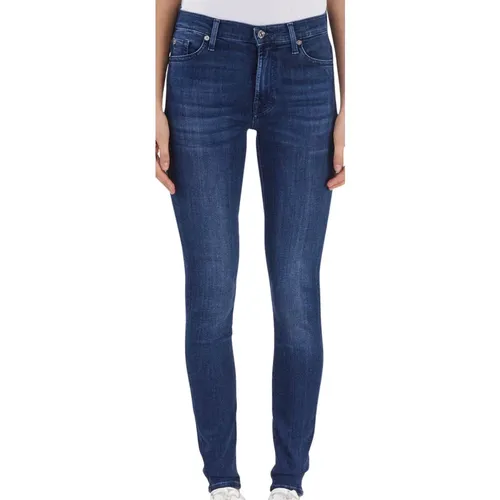 Skinny Jeans , Damen, Größe: W29 - 7 For All Mankind - Modalova
