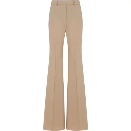 Elegant Nude Wool Hosen , Damen, Größe: XS - SPORTMAX - Modalova