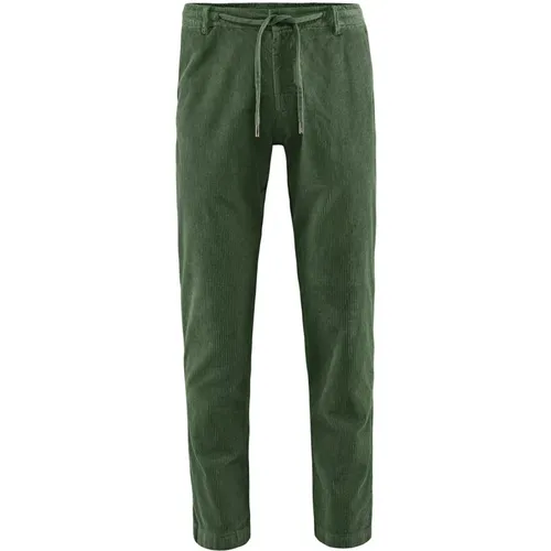 Velvet Corduroy Chino Pants , male, Sizes: W33, W34, W31, W30, W32, W38 - BomBoogie - Modalova