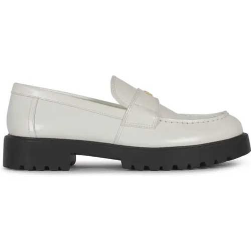 Classic Lug Loafer Flat Shoes , female, Sizes: 5 UK, 4 UK, 5 1/2 UK, 4 1/2 UK, 3 1/2 UK, 2 UK, 3 UK - TORY BURCH - Modalova