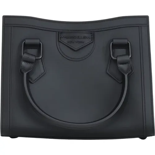 Schwarze Handtasche Flat Wood S - Marc Ellis - Modalova