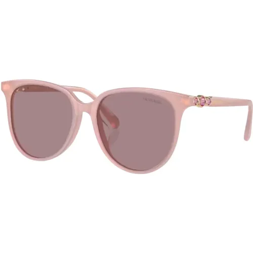 Violet Sunglasses , female, Sizes: 56 MM - Swarovski - Modalova