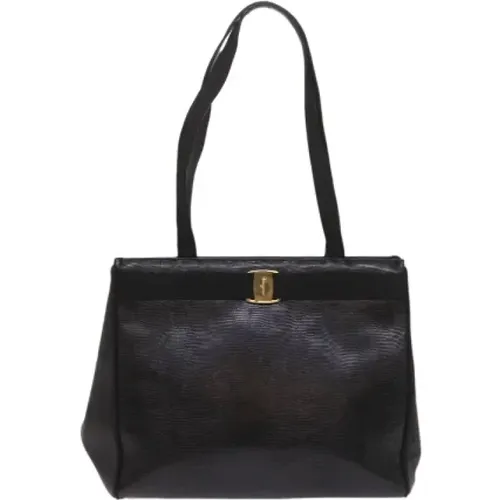 Pre-owned Leather shoulder-bags , female, Sizes: ONE SIZE - Salvatore Ferragamo Pre-owned - Modalova