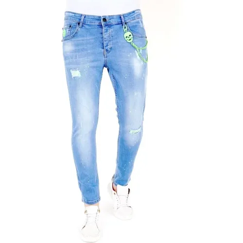Slim-fit Jeans , male, Sizes: W31, W38, W36, W34, W30, W33 - Local Fanatic - Modalova