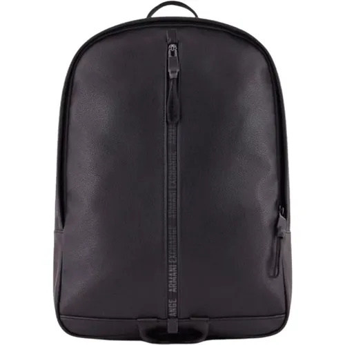 Eco Leather Backpack , unisex, Sizes: ONE SIZE - Armani Exchange - Modalova
