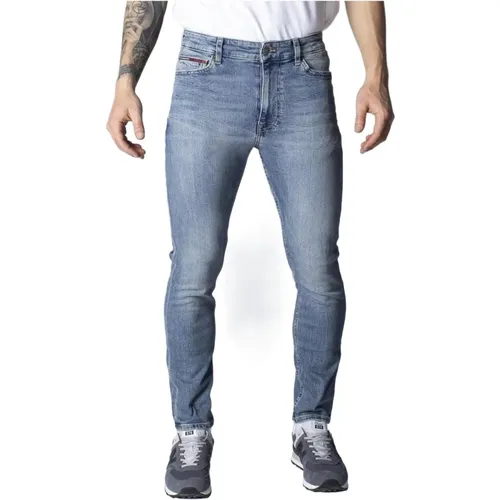 Blaue abgenutzte Jeans , Herren, Größe: W38 L30 - Tommy Jeans - Modalova
