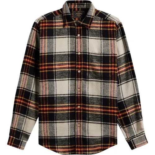 Modernes Karo-Hemd , Herren, Größe: XL - Portuguese Flannel - Modalova