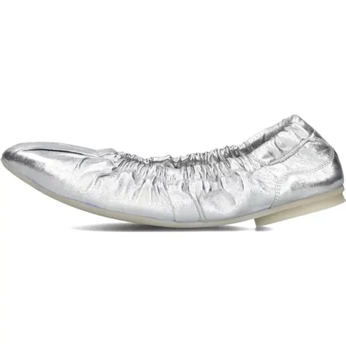Silber Metallic Ballerina Schuhe,Gold Metallic Ballerina Schuhe - Bronx - Modalova