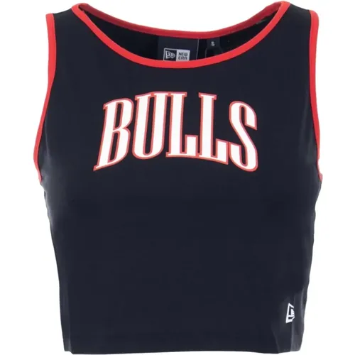 NBA Team Logo Crop Tank Top , Damen, Größe: M - new era - Modalova